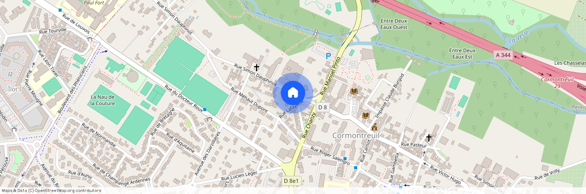 CORMONTREUIL - RUE SIMON DAUPHINOT, Reims