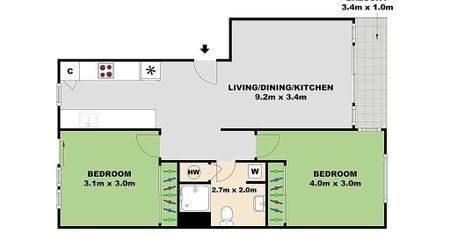 Central 2BR Apartment with Balcony! - Photo 5