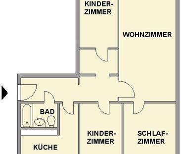 Bezugsfertige 4-Raum-Wohnung mit Balkon - Photo 3