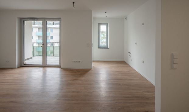NEUBAU - 3-Zimmer-Wohnung im 2. OG mit Balkon (Nr. 7), barrierefrei- Duschbad und Bad mit Wanne - Photo 1