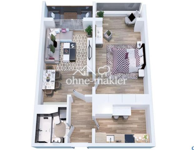 Etagenwohnung in Drebach - Photo 1