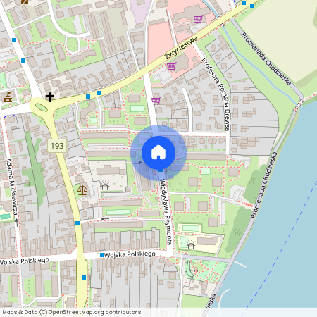 ul. Władysława Reymonta, Chodzież, chodzieski, wielkopolskie