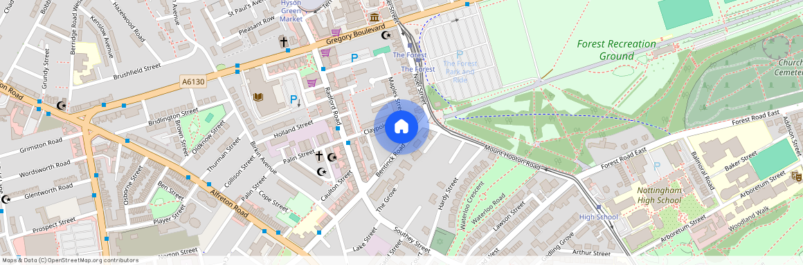 3 61 Bentinck Road, Nottingham, NG7 4AG