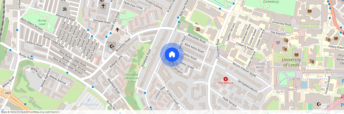 BILLS INCLUDED - Kelso Gardens, Hyde Park, Leeds, LS2