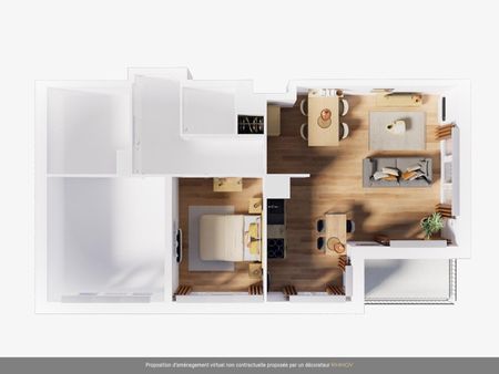 location Appartement T3 DE 61.5m² À BOBIGNY - Photo 4