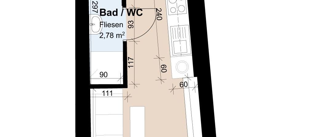 2-Zimmer Neubauwohnung - Photo 1