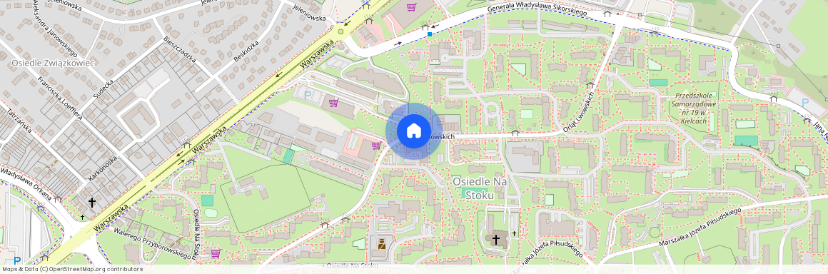 ul. Walerego Przyborowskiego, Osiedle Na Stoku, Kielce, świętokrzyskie