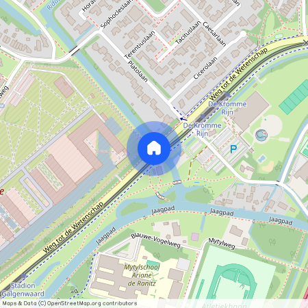 Rijnsweerd, 3584 AC, Weg tot de Wetenschap, Utrecht