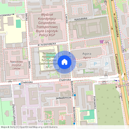 ul. Czerska, Sielce, Mokotów, Warszawa, mazowieckie