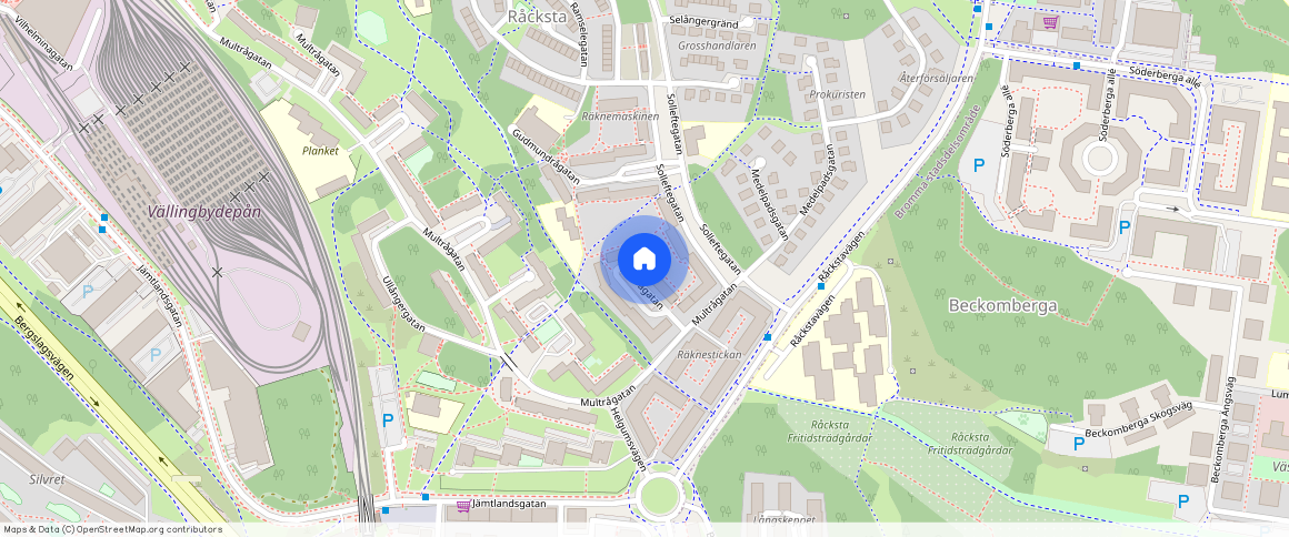 Multrågatan **, Råcksta