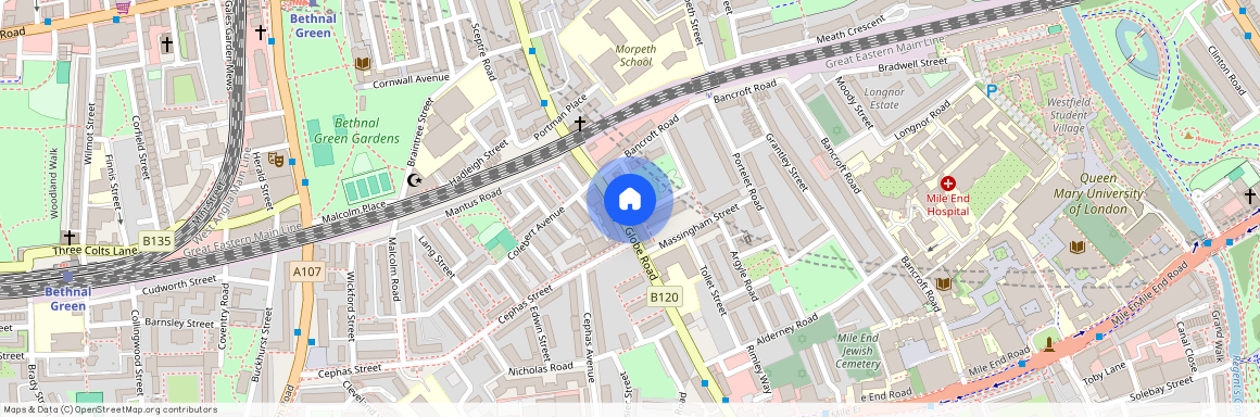 Georgette Apartments, Cendal Crescent, E1