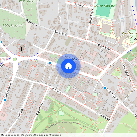 ul. Wałbrzyska, Klecina, Krzyki, Wrocław, dolnośląskie