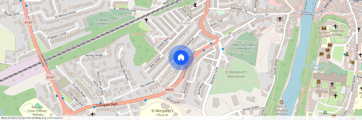 Crossgate Peth, Durham, County Durham, DH1