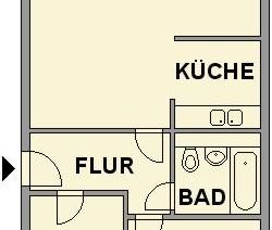 3-Raum-Wohnung mit EBK - Foto 1