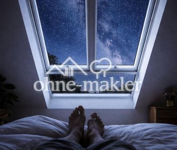 Charmante Dachgeschosswohnung mit neuer Einbauküche und besonderem ... - Photo 6