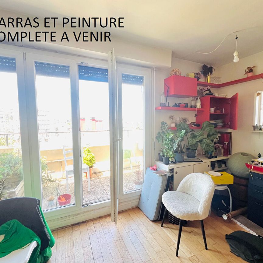 PARIS 13e - APPARTEMENT 2 PIECES AVEC TERRASSE + CAVE - 43,10 m2 - Photo 1