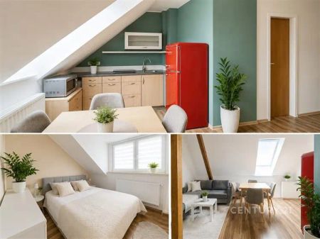 Pronájem moderního podkrovního bytu 2+kk, 42 m - Photo 5