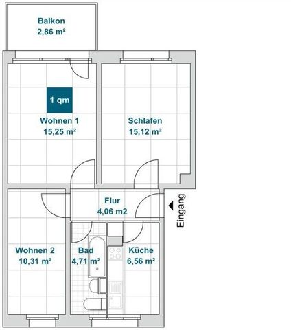 Ihr neues Zuhause: Charmante 3-Raumwohnung mit Balkon und Wohlfühlfaktor! - Foto 3