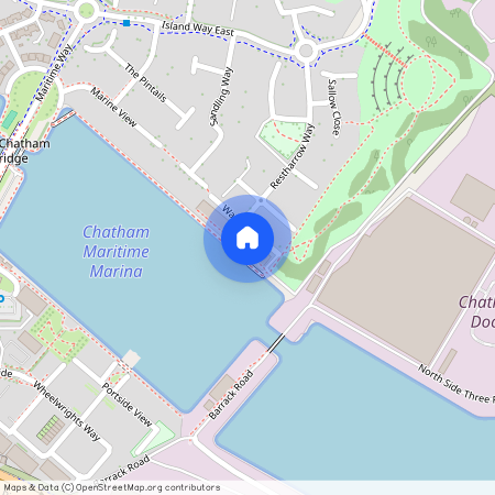 Watersmeet, St Mary`s Island, Chatham, Kent, ME4