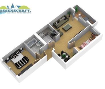 Die heißen Tage können kommen...3-RW mit Dusche u. Balkon! - Photo 2