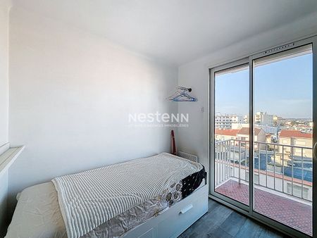 CANET EN ROUSSILLON location à l'année appartement T1 bis meublé - Photo 4