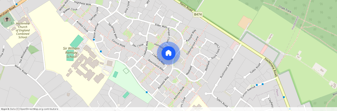 Holmoak Walk, Hazlemere, High Wycombe, Buckinghamshire, HP15