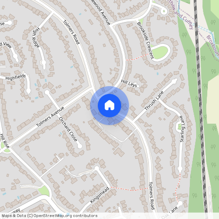 Tolmers Road, Cuffley