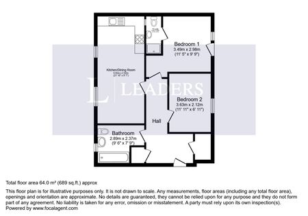 2 bedroom apartment to rent Arclight Way, Colchester, Essex, CO1 - Photo 3