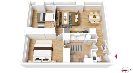 Cosy & sunny 2-Bedroom Apartment in Prime Location - Photo 4