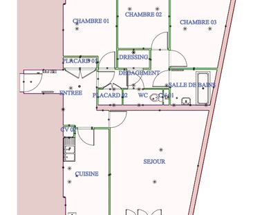 À louer Appartement T4 87.20 m - Photo 4