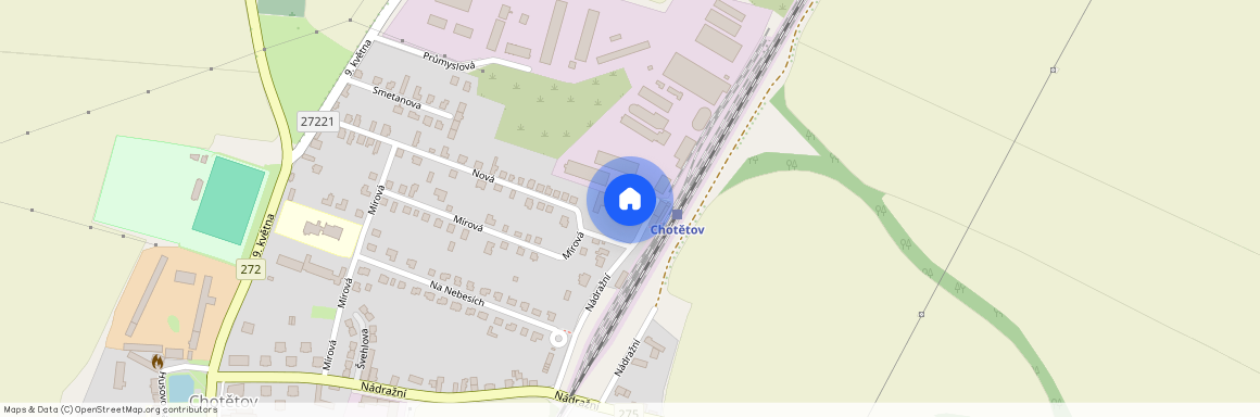 Nádražní 56, Chotětov