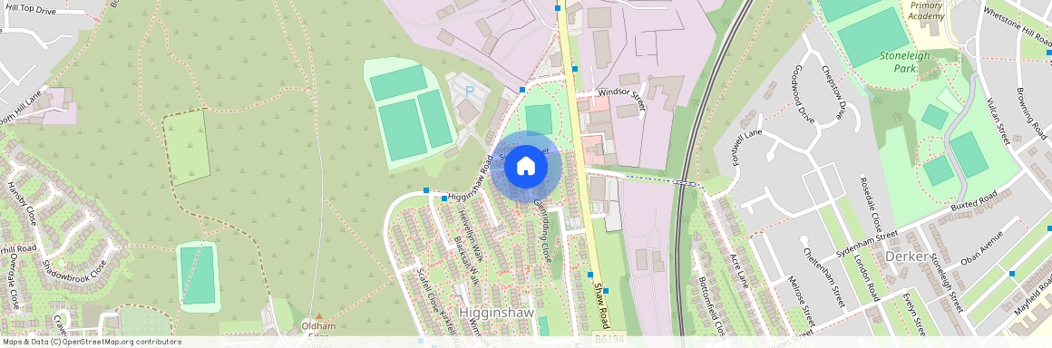 Glenridding Close, Oldham, OL1