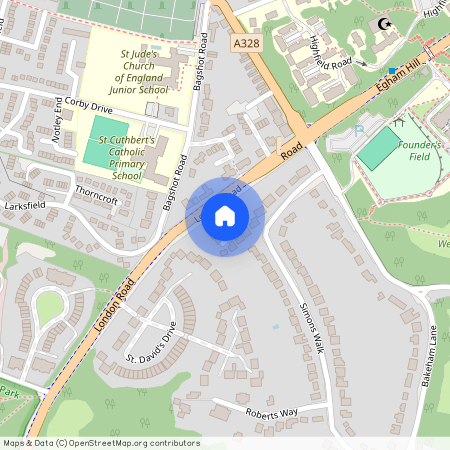 London Road, Egham, TW20