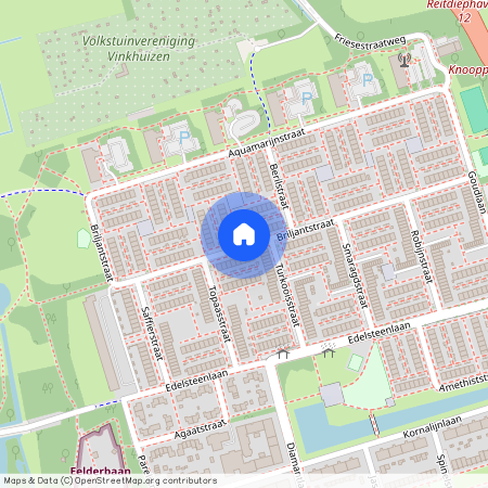 Vinkhuizen-Noord, 9743 NA, Briljantstraat, Groningen