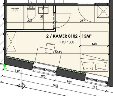 Cozy furnished student room in residence ROMEE, Leuven - CURRENTLY ... - Foto 1