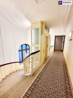Neuer Preis! BESTLAGE hinter der Karlskirche! Prunkvolles und prestigträchtiges Altbauhaus! WG geeignete Mietwohnung im letzten Liftstock + Beste Infrastruktur und Anbindung! - Foto 1