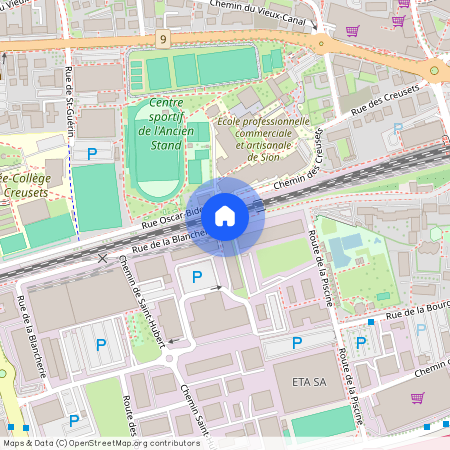 Rue De La Blancherie, 1950 Sion