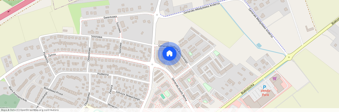 ul. Generała Stefana Kosseckiego, Zambrów, zambrowski, podlaskie