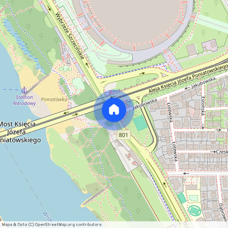 Warszawa, Praga-Południe, Saska, Kępa, Wał, Miedzeszyński