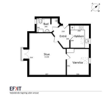 Lys og charmerende lejlighed i hjertet af Aalborg - Foto 6