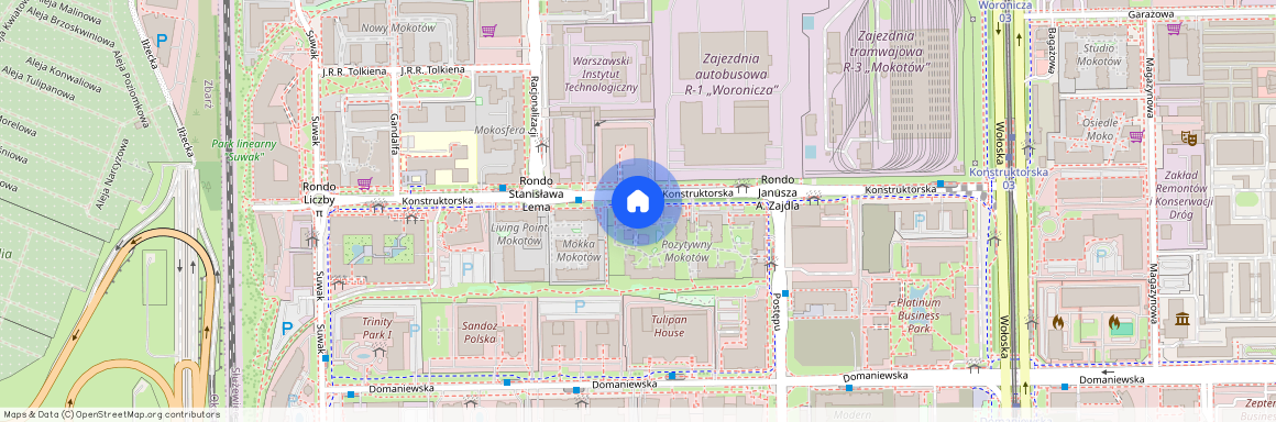 ul. Konstruktorska, Służewiec, Mokotów, Warszawa, mazowieckie