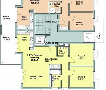 Traumhafte 3 1/2-Zimmerwohnung mit Kinderrabatt! - Photo 3