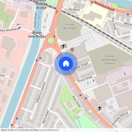 Wilderspool Causeway, Warrington