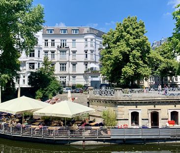 Sanierte Beletage direkt am Mundsburgkanal - Foto 2