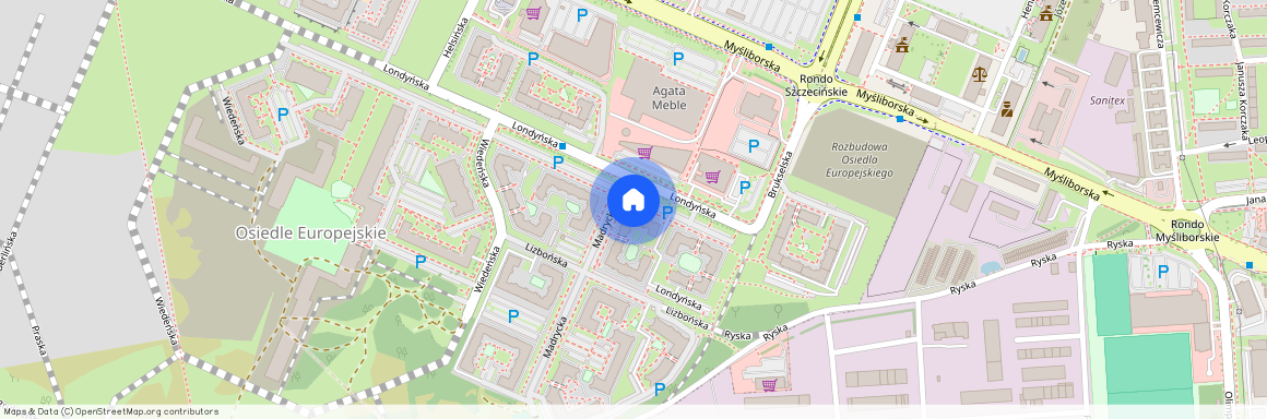 ul. Londyńska, Osiedle Europejskie, Gorzów Wielkopolski, lubuskie