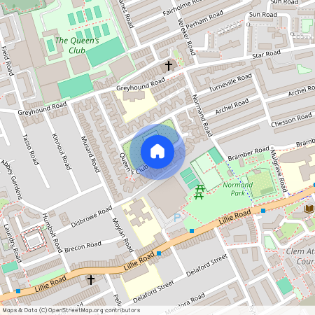 Queen's Club Gardens, W14, London