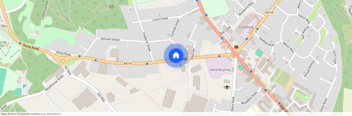 Swadlincote Road, Woodville, Swadlincote, DE11