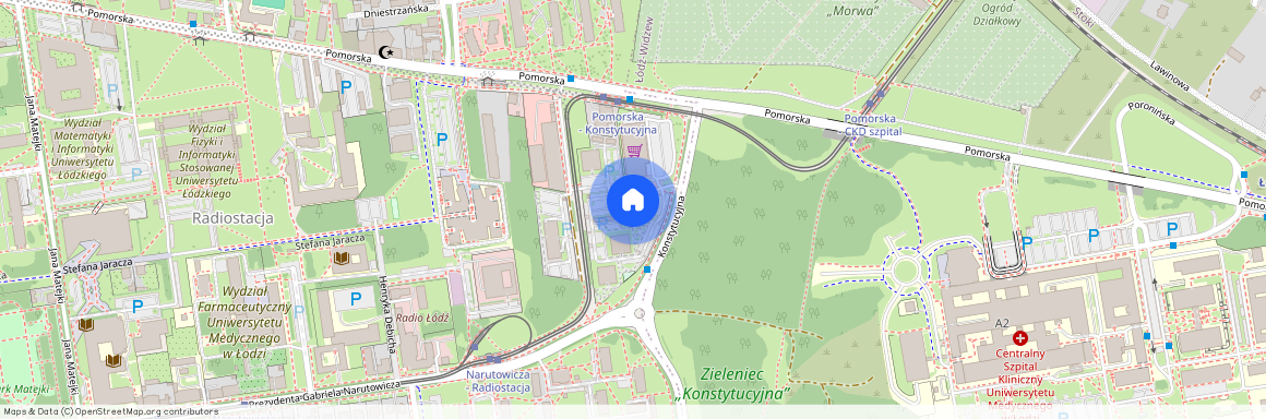 Śródmieście, Narutowicza, Łódź