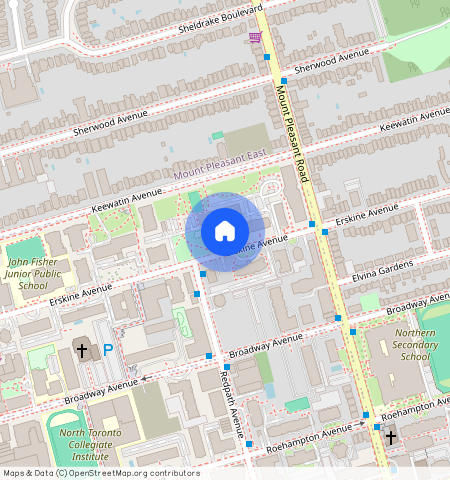 140 Erskine Avenue, Old Toronto, Old Toronto, Toronto, M4P 2L8