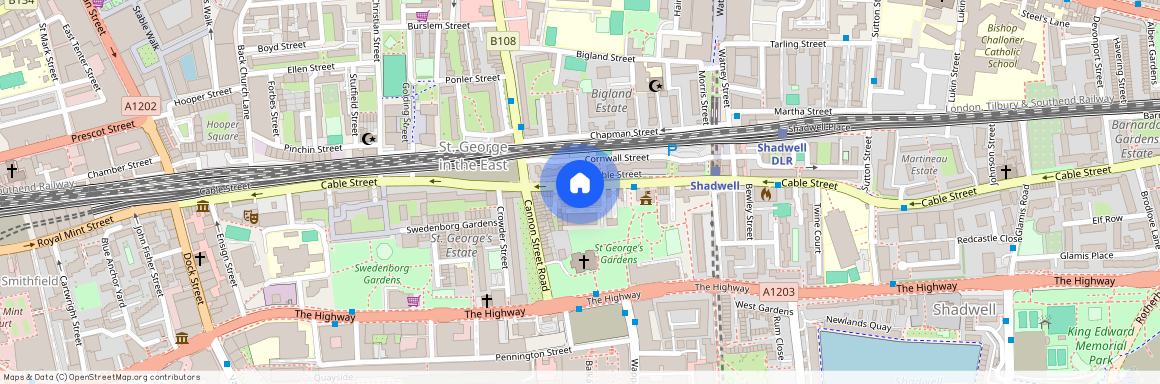 216 Cable Street, London, E1 0BL